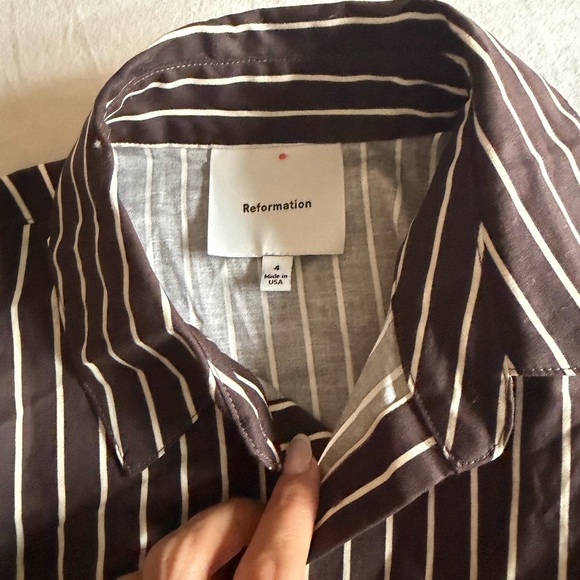 Reformation button up shirt - Picture 3 of 4